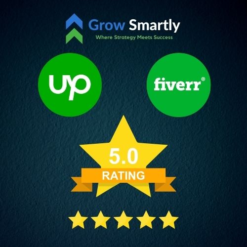 grow smartly high rated service on fiverr and upwork